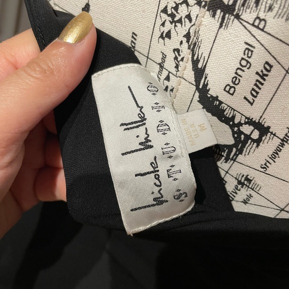 Vintage Y2k Studio Ruched Cutouts Keyhole Fit Bodice Pencil Rave Open back work - Picture 5 of 5